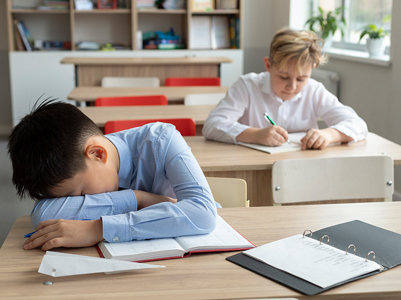 School environment help in managing anxiety.