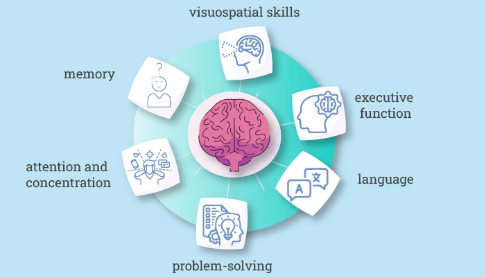 what are the six pillars of cognitive functions that are assessed in the testing what are the six pillars of cognitive functions that are assessed in the testing